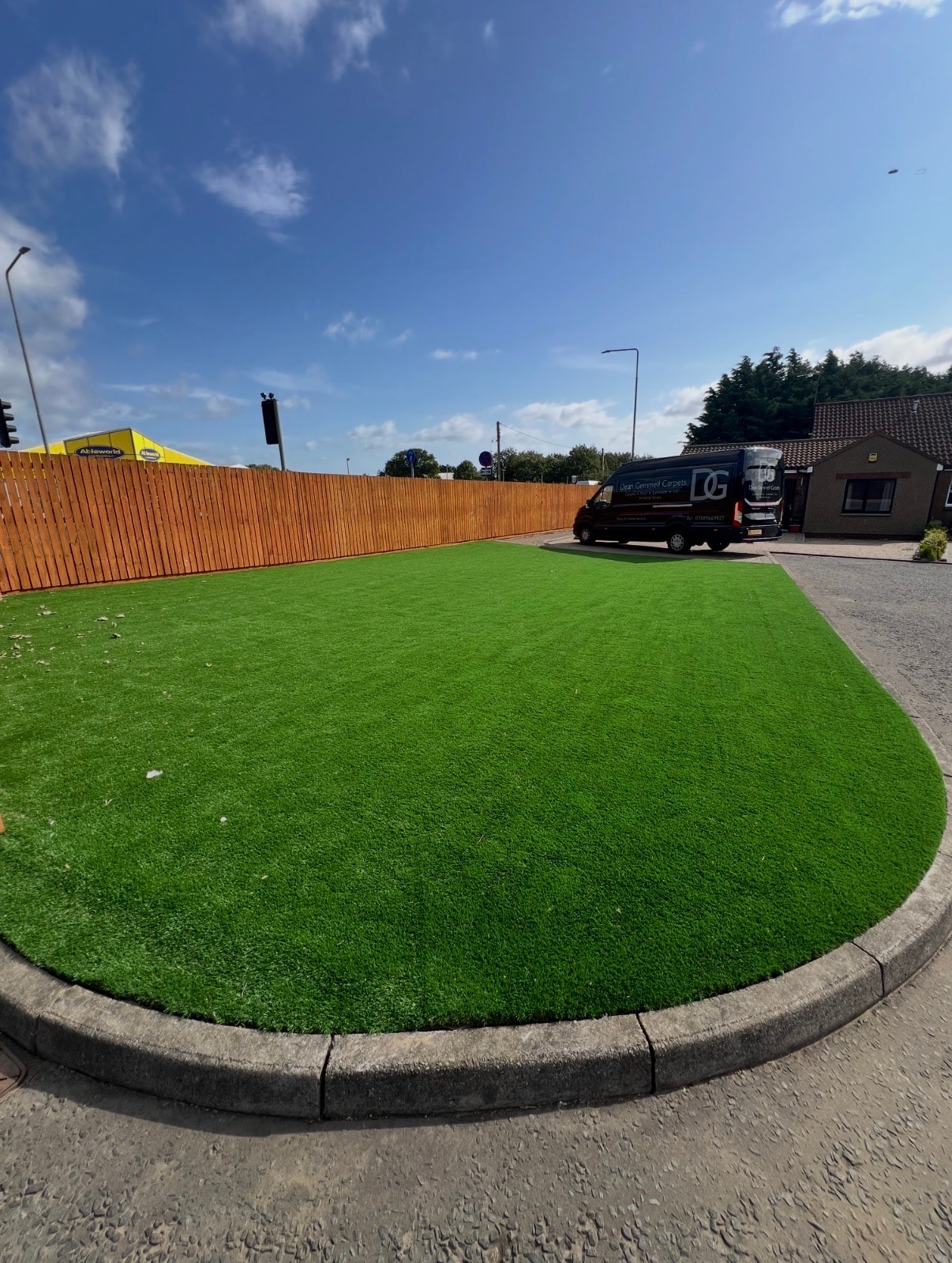 Artificial grass installation