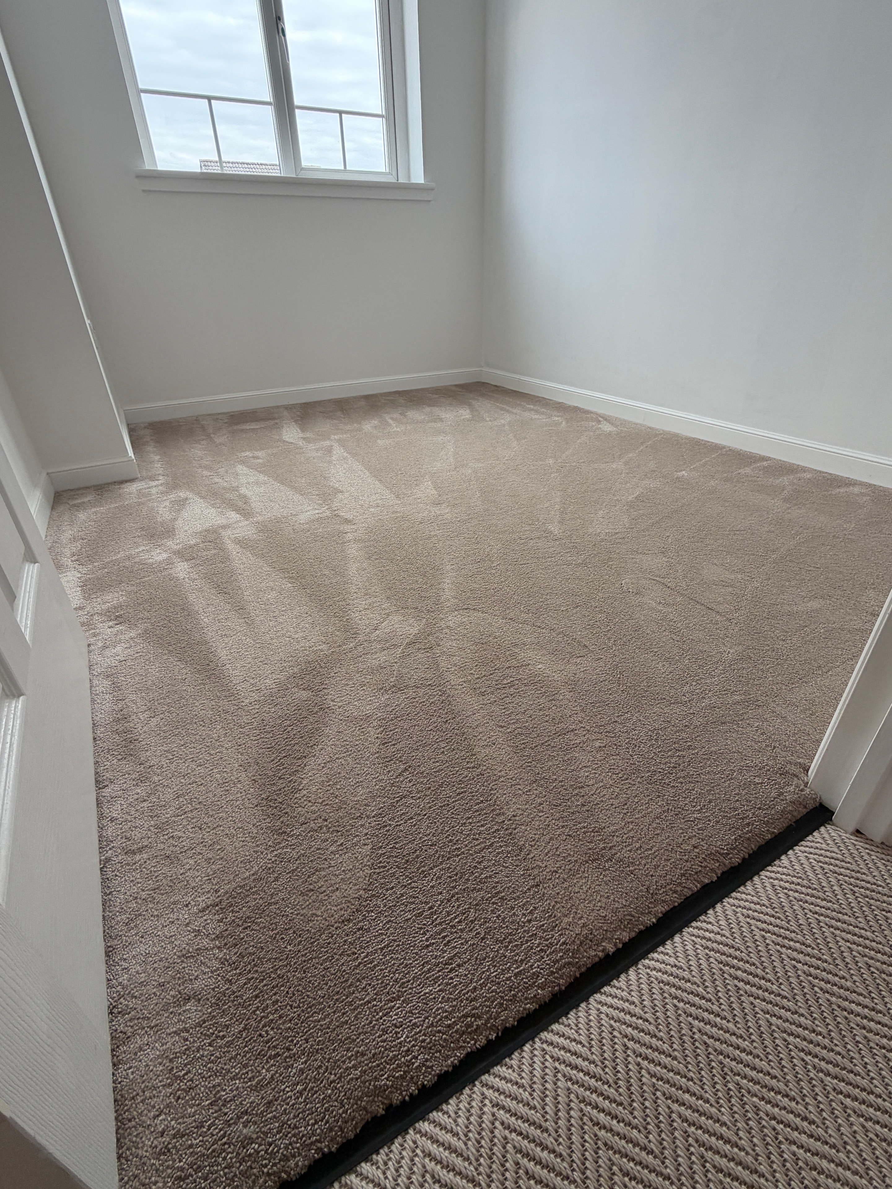 Luxurious bedroom carpet